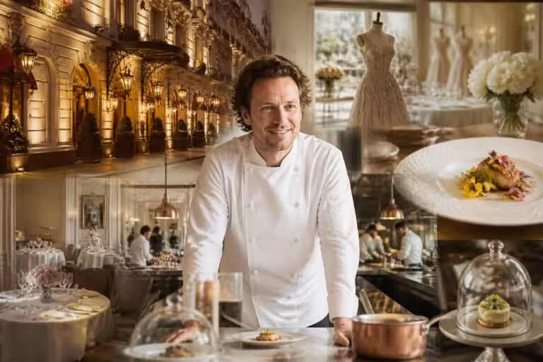 Jean Imbert : un parcours gastronomique d&rsquo;exception, du Plaza Athénée à Dior – explorez tous les restaurants qui ont accueilli le chef étoilé
